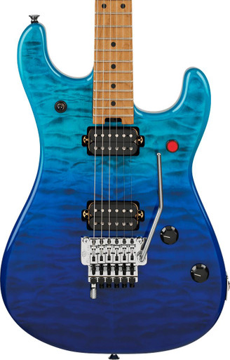 EVH 5150 Series Deluxe QM Electric Guitar in Pacific Drift