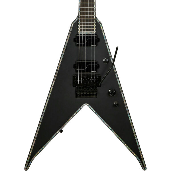 BC Rich Jr-V Extreme with Floyd Rose - Matte Black - Image 1