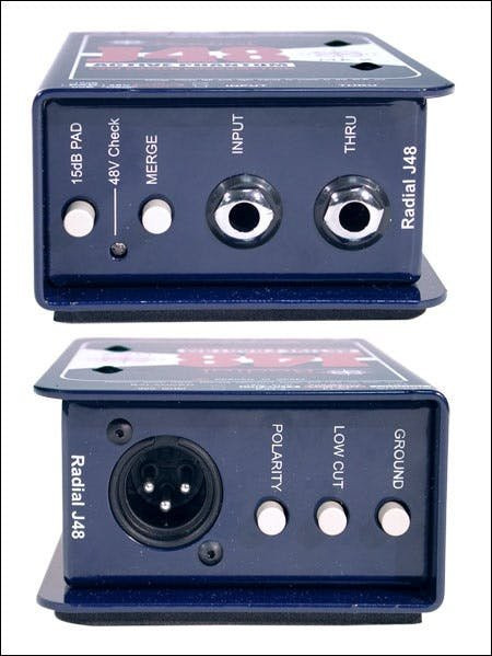 Radial J48 Phantom powered DI box - Image 5