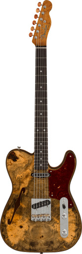 Fender Custom Shop Artisan Buckeye Burl Double Esquire in Aged Natural - Image 2