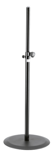 K&M 26735 Round Base PA Speaker Stand in Black