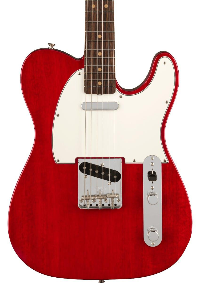 B Stock : Fender American Vintage II 1963 Telecaster Electric Guitar in Crimson Red Transparent - 001 - Image 2