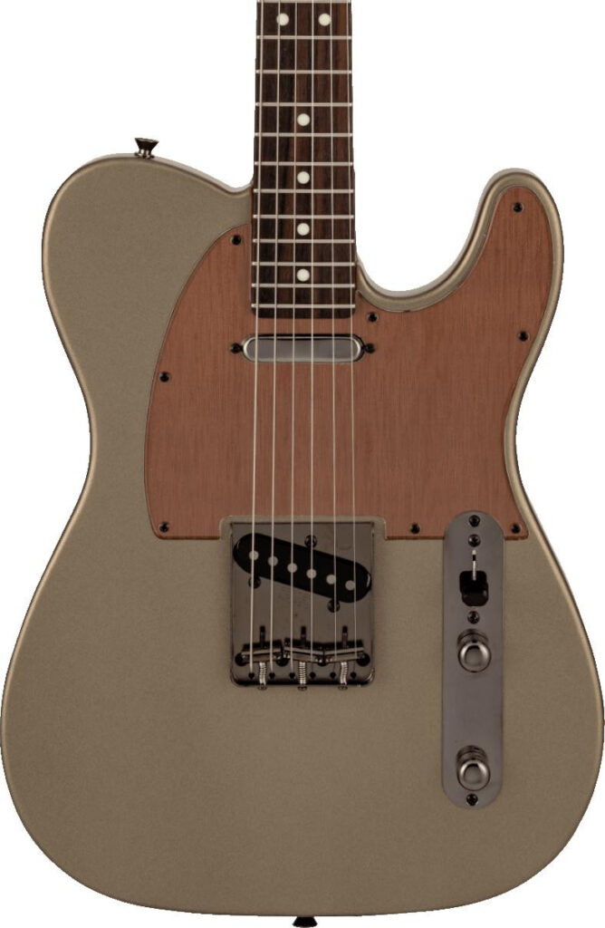 Fender Made in Japan Hybrid II 2026 Collection Telecaster Electric Guitar in Matte Champagne Mirage