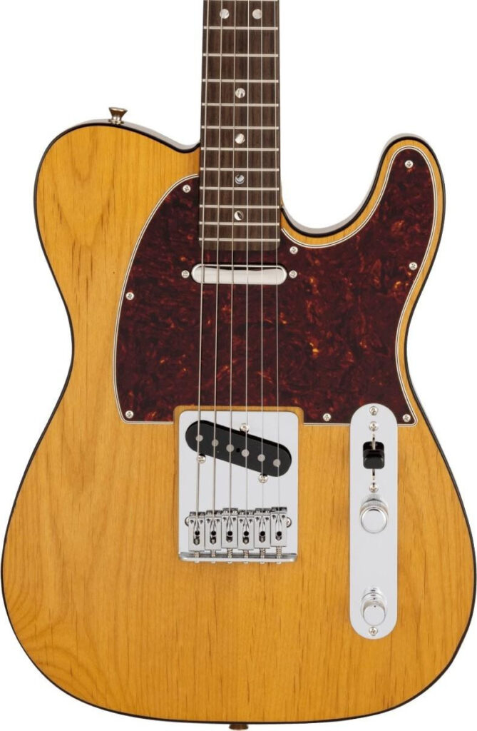 Fender Made in Japan Active Modern Telecaster Electric Guitar in Vintage Natural