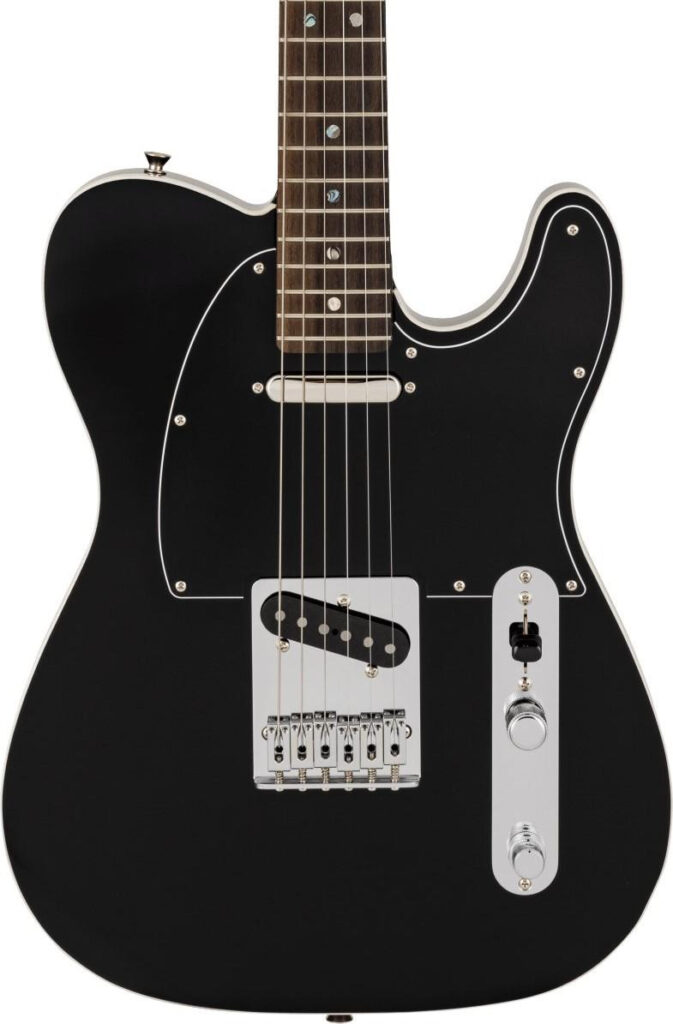 Fender Made in Japan Active Modern Telecaster Electric Guitar in Black