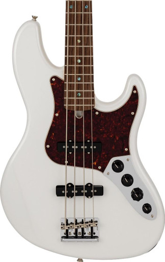 Fender Made in Japan Active Modern Jazz Bass Guitar in Feather Grey