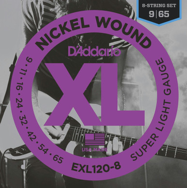 D'addario XL 09-65 Super Light 8 String Set