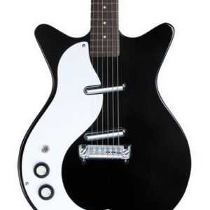 Danelectro 59M NOS+ Left Handed Electric Guitar in Black