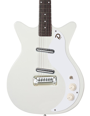 Danelectro 59M NOS+ Electric Guitar in Outa-Sight White