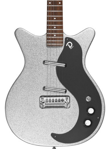 Danelectro 59M NOS+ Electric Guitar in Silver Metalflake