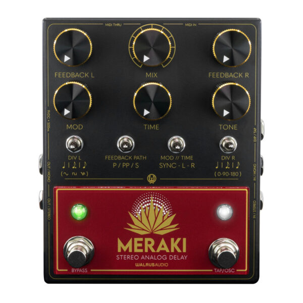 Walrus Audio Meraki Analogue Stereo Delay Pedal