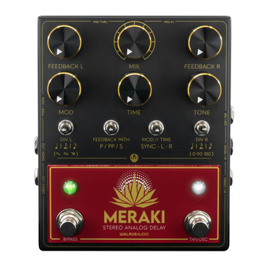 Walrus Audio Meraki Analogue Stereo Delay Pedal