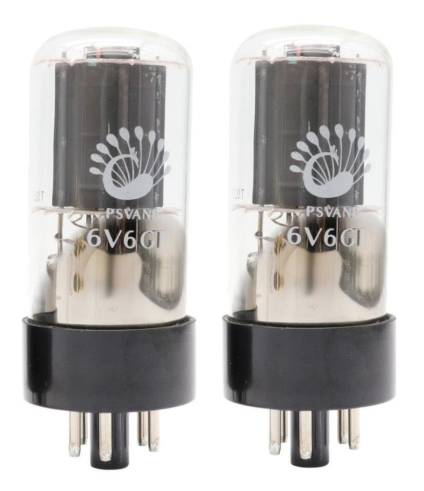 PSVANE 6V6GT Matched Pair of Valve Tubes