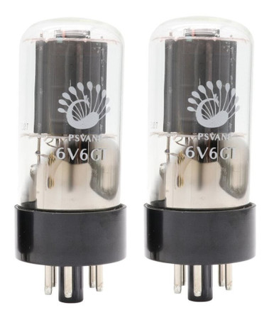 PSVANE 6V6GT Matched Pair of Valve Tubes