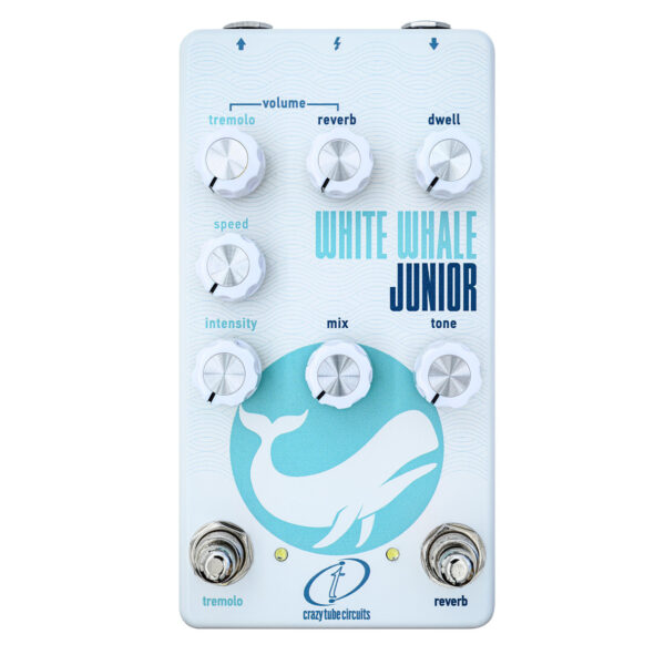 Crazy Tube Circuits White Whale Jr Analog Spring Reverb and Tremolo Pedal