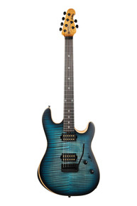 Music Man Sabre Guitar HH - 6 String - Rabea Massaad Carian Burst - Ebony - No Pickguard - Black Hardware - Image 3