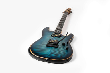 Music Man Sabre Guitar HH - 6 String - Rabea Massaad Carian Burst - Ebony - No Pickguard - Black Hardware - Image 6