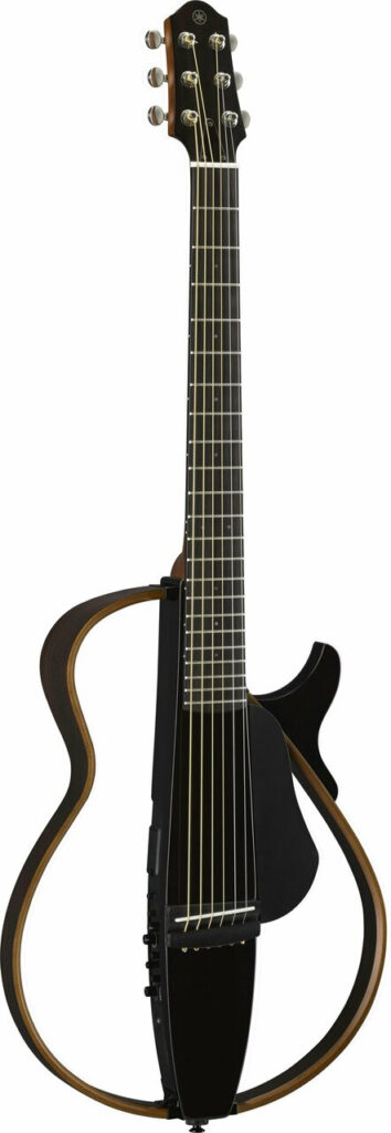 Yamaha SLG200S Steel String Silent Guitar in Trans Black - NO PSU