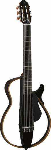 Yamaha SLG200N Nylon String Silent Guitar in Trans Black - NO PSU - Image 2
