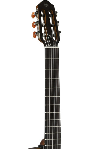 Yamaha SLG200N Nylon String Silent Guitar in Trans Black - NO PSU - Image 6