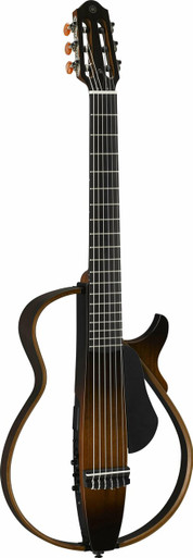 Yamaha SLG200N Nylon String Silent Guitar in Tobacco Brown Sunburst - Image 2