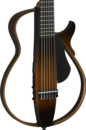 Yamaha SLG200N Nylon String Silent Guitar in Tobacco Brown Sunburst