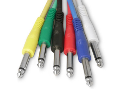 Single Pro Sound Straight Jack Patch Cable 30cm - Image 2