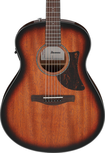 B Stock : Ibanez AAM140E-MHS Mahogany Acoustic Guitar in Sunburst High Gloss - 001