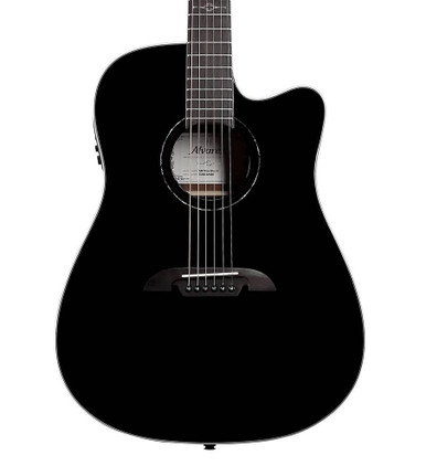Alvarez Artist AD70CE Black Dreadnought Cutaway Acoustic Electric Guitar with LR Baggs StagePro Bronze