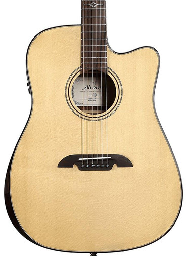 B Stock : Alvarez Artist Elite AED90CE Electro Acoustic Guitar in Natural - 002