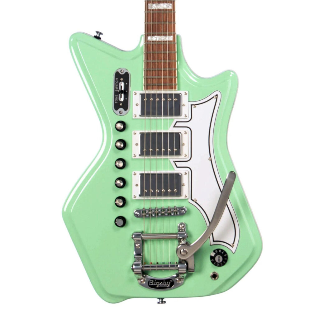 Airline Jetsons '59 3 Pickup DLX Electric Guitar in Seafoam Green