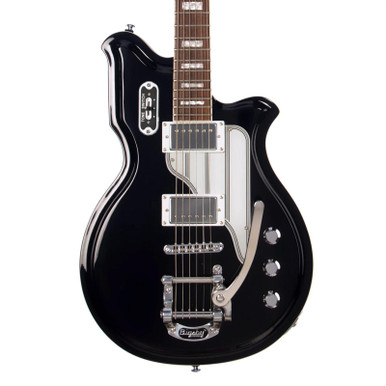 Airline MAP Baritone DLX Electric Guitar in Black