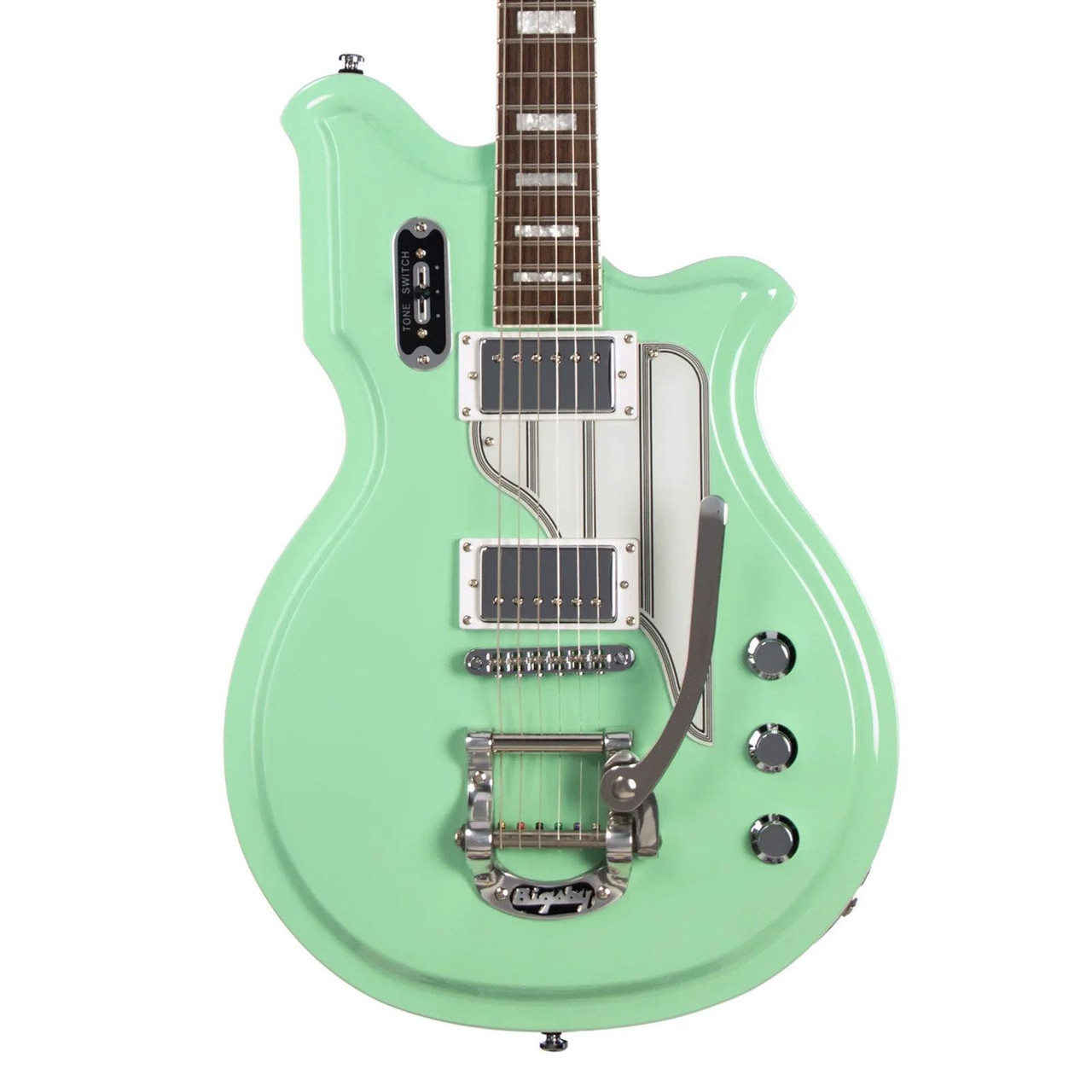 Airline MAP DLX Electric Guitar in Seafoam Green - Image 2