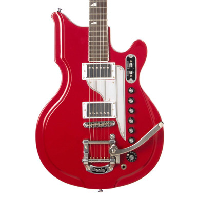 Airline '59 Newport DLX Electric Guitar in Red