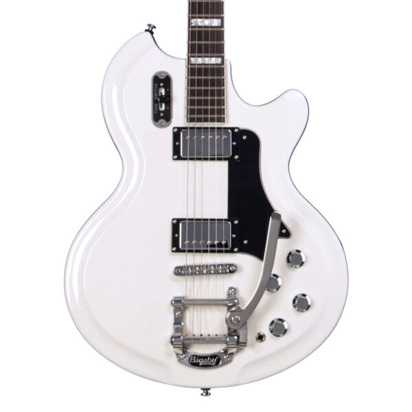 Airline '59 Coronado DLX Electric Guitar in White - Image 2