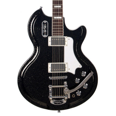 Airline '59 Coronado DLX Electric Guitar in Black Sparkle