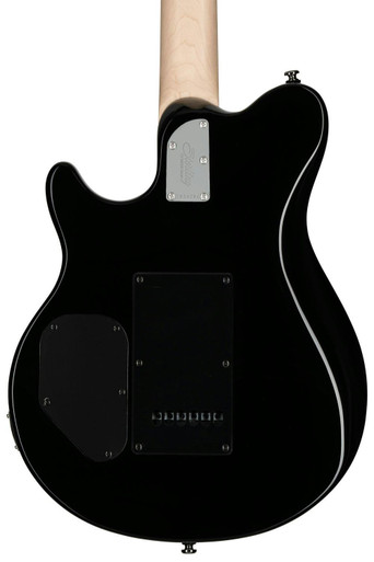 Sterling by Music Man Sub Axis AX3FM Flame Maple Top in Trans Black - Image 6