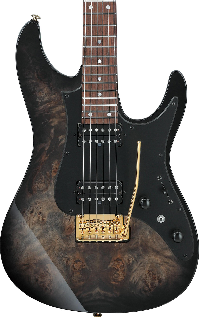 Ibanez AZ41P1PB-TGB AZ Premium Series Electric Guitar in Transparent Gray Burst