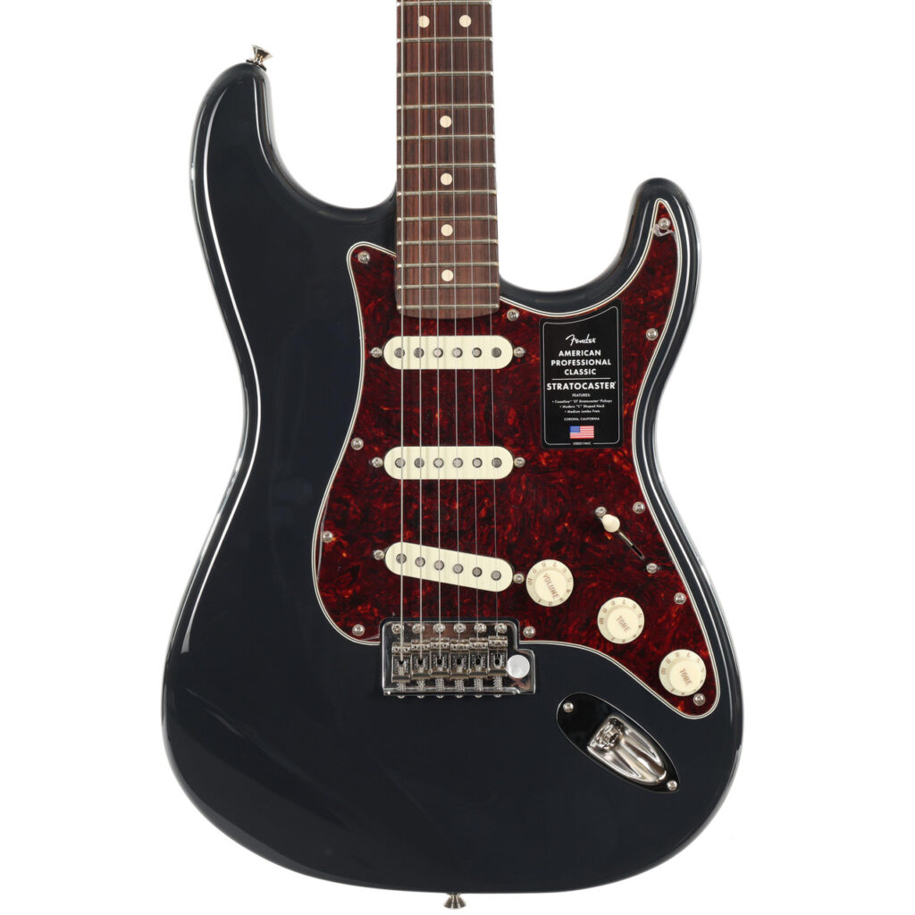 B Stock : Fender American Professional Classic Stratocaster in Faded Black - 001