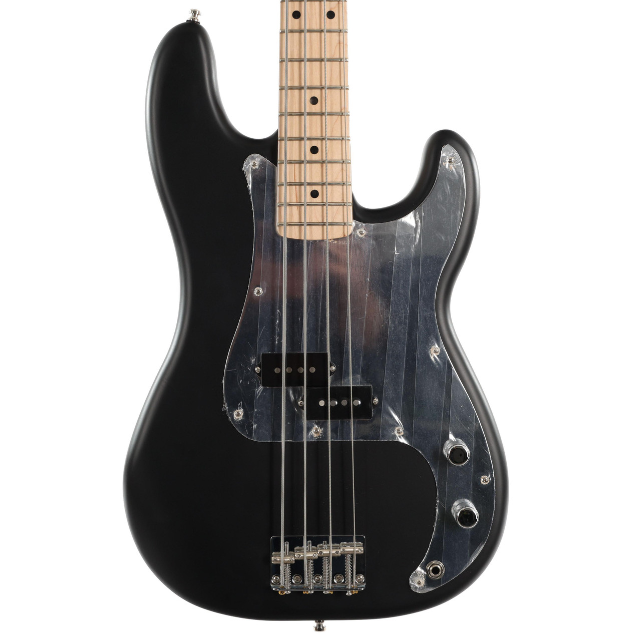 B Stock : Fender Limited Edition Iron Maiden 50th Anniversary Steve Harris Precision Bass in Satin Black - 001 - Image 2
