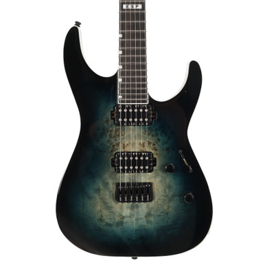 B Stock : ESP E-II M-II HT Electric Guitar in Mercury Blue Burst - 001