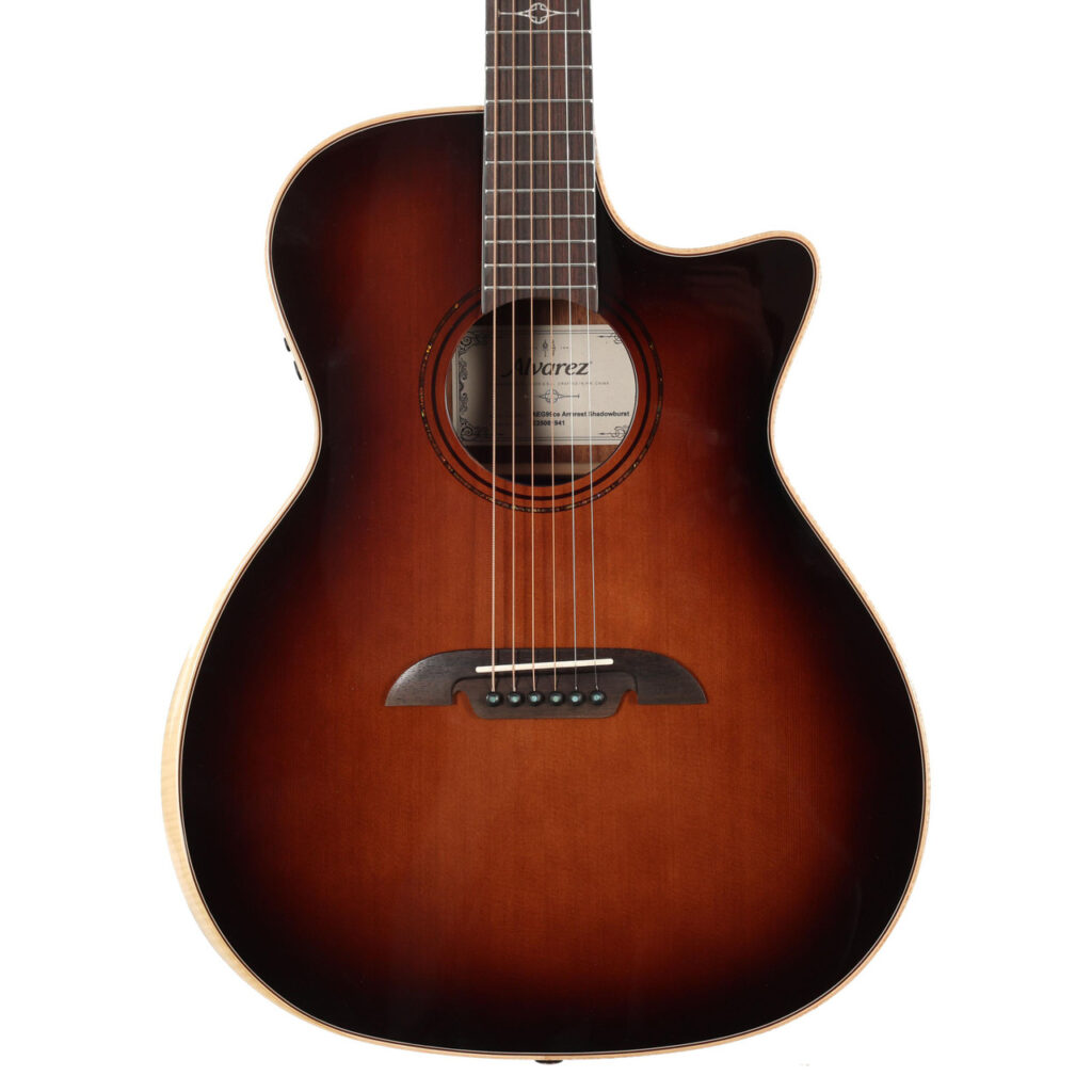 B Stock : Alvarez Artist Elite AEG99CE Grand Auditorium Electro Acoustic in Shadowburst with Cutaway - 001