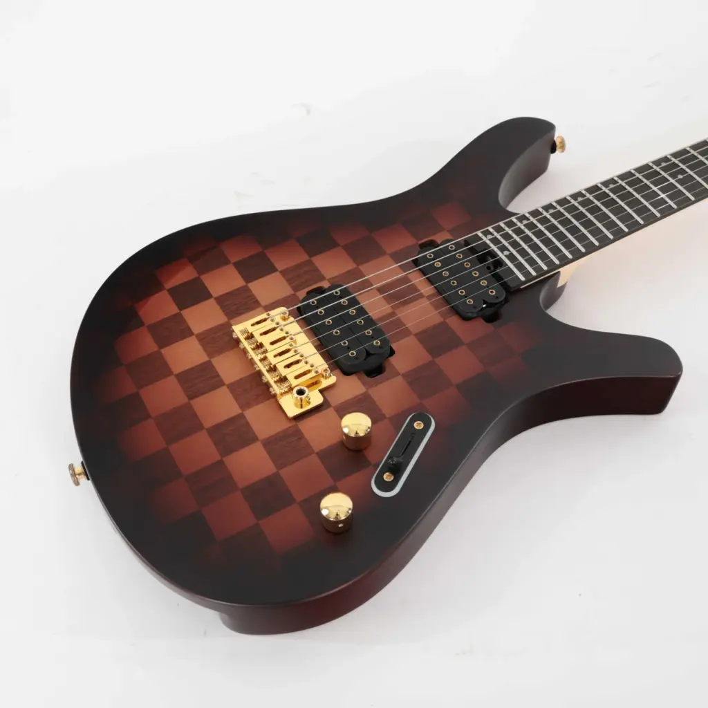 B Stock : Divitone MF Studio Artisan Smart Modelling Electric Guitar in Chessmaster Fade - 002