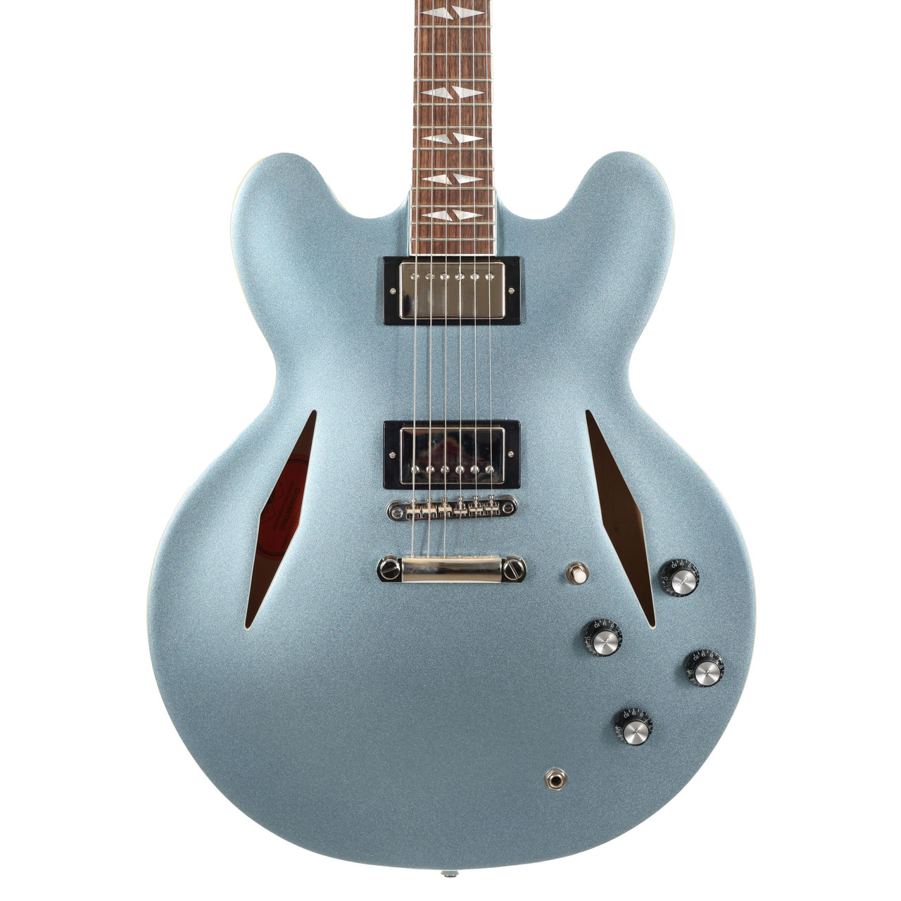 B Stock : Epiphone Artist Dave Grohl Signature DG-335 Semi-Hollow Electric Guitar in Pelham Blue - 017 - Image 2