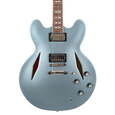 B Stock : Epiphone Artist Dave Grohl Signature DG-335 Semi-Hollow Electric Guitar in Pelham Blue - 017
