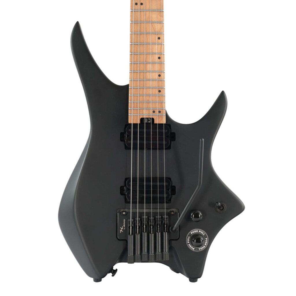 B Stock : HILS NEXT HN4 Headless Electric Guitar in Satin Black - 009