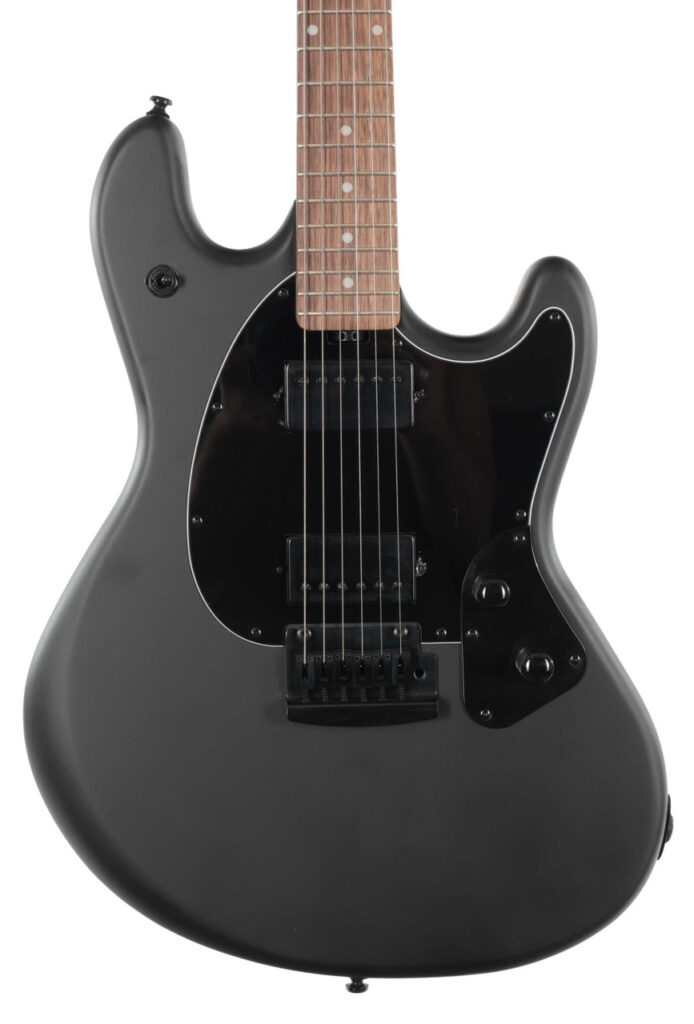 B Stock : Sterling by Music Man Sub Series StingRay Electric Guitar in Stealth Black - 001