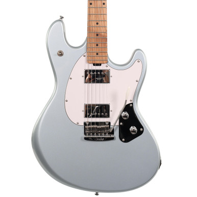 B Stock : Sterling by Music Man Stingray Electric Guitar in Firemist Silver 001