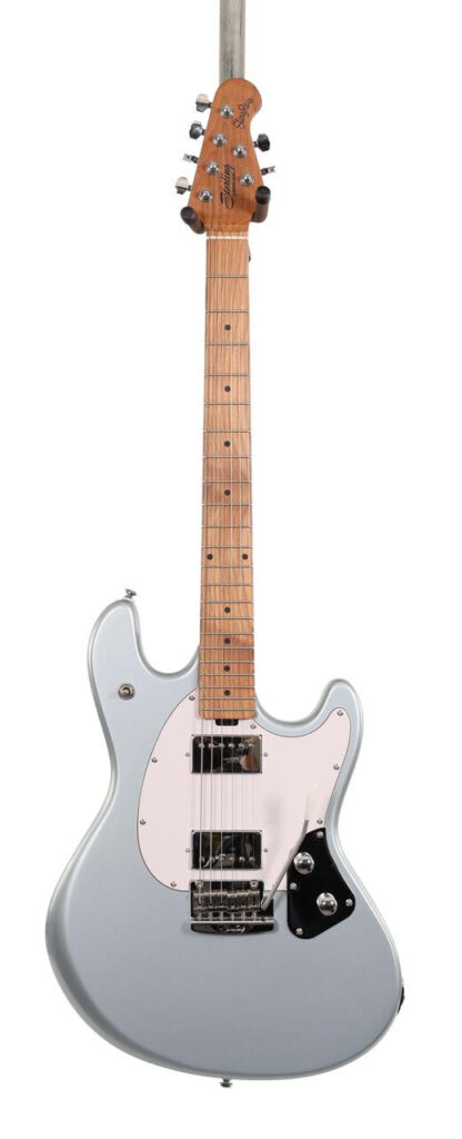 B Stock : Sterling by Music Man Stingray Electric Guitar in Firemist Silver 001