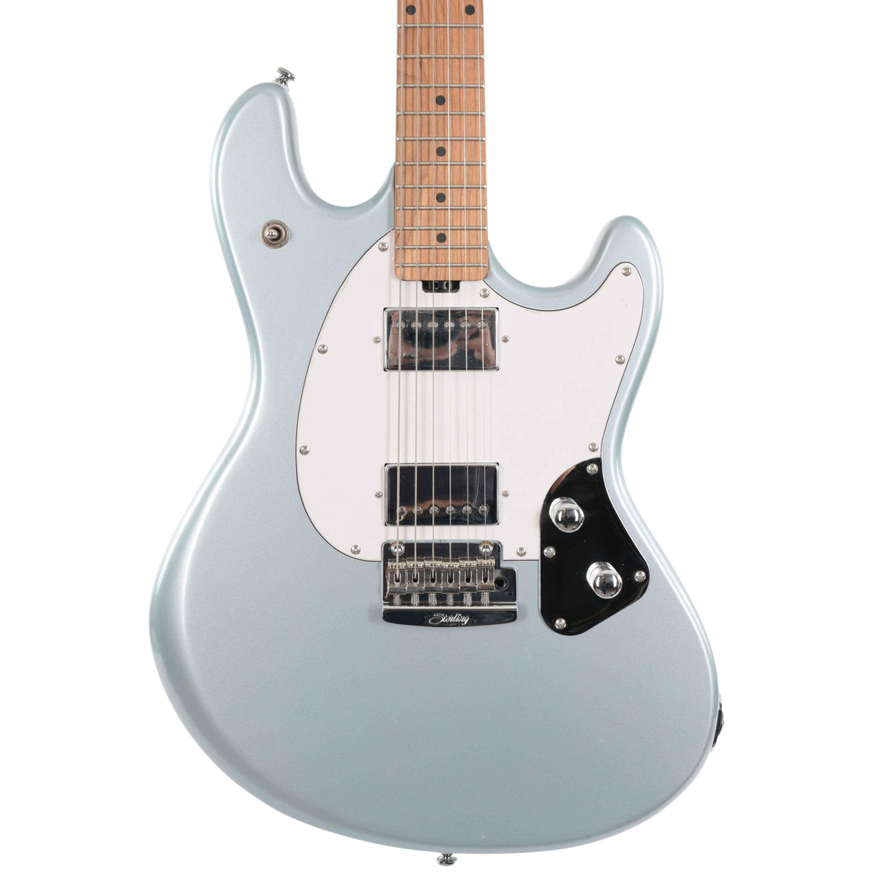 B Stock : Sterling by Music Man StingRay SR50 Electric Guitar in Firemist Silver - 002 - Image 1